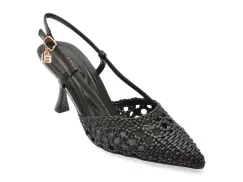 Pantofi eleganti LAURA BIAGIOTTI negri, 8973, din piele ecologica imagine