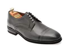 Pantofi eleganti LE COLONEL gri, 48470, din piele naturala imagine