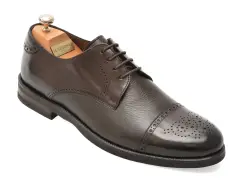 Pantofi eleganti LE COLONEL maro, 44725, din piele naturala imagine