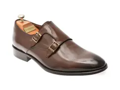 Pantofi eleganti LE COLONEL maro, 49813, din piele naturala imagine
