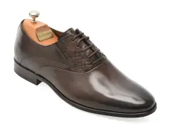 Pantofi eleganti LE COLONEL maro, 60012, din piele naturala imagine