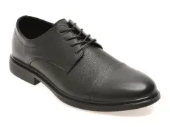 Pantofi eleganti OTTER negri, 5670110, din piele naturala imagine