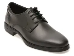Pantofi eleganti OTTER negri, E300, din piele naturala imagine