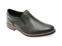 Pantofi eleganti RIEKER negri, 13557, din piele naturala imagine