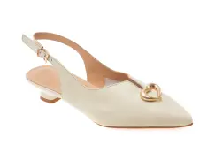 Pantofi EPICA bej, 261500, din piele naturala imagine