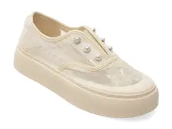 Pantofi EPICA bej, 298, din material textil imagine