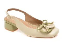 Pantofi EPICA bej, 669B714, din piele naturala imagine