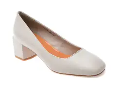 Pantofi EPICA gri, 2212, din piele naturala imagine