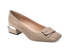 Pantofi EPICA gri, 3671671, din piele naturala imagine