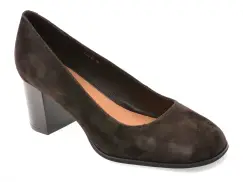 Pantofi EPICA maro, 58863, din piele intoarsa imagine