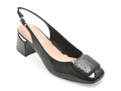 Pantofi EPICA negri, 1159724, din piele naturala lacuita imagine