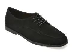 Pantofi EPICA negri, 1313C18, din piele intoarsa imagine