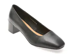 Pantofi EPICA negri, 1379G18, din piele naturala imagine