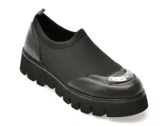 Pantofi EPICA negri, 1462602, din material textil imagine