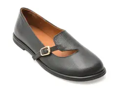 Pantofi EPICA negri, 1614033, din piele naturala imagine