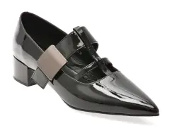 Pantofi EPICA negri, 1978, din piele naturala lacuita imagine