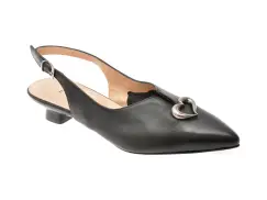 Pantofi EPICA negri, 261500, din piele naturala imagine
