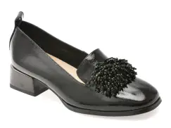 Pantofi EPICA negri, 3433, din piele naturala lacuita imagine