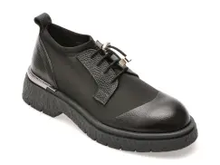 Pantofi EPICA negri, 3941100, din material textil imagine