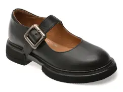 Pantofi EPICA negri, 4196732, din piele naturala imagine