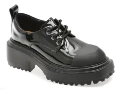 Pantofi EPICA negri, 7978, din piele naturala lacuita imagine
