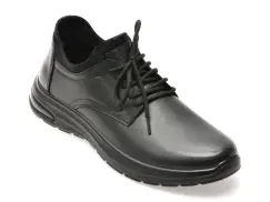 Pantofi EPICA negri, CCH15, din piele naturala imagine