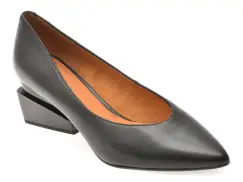 Pantofi EPICA negri, E229, din piele naturala imagine