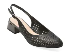 Pantofi EPICA negri, JI60072, din piele intoarsa imagine
