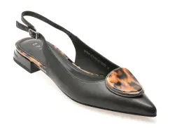 Pantofi EPICA negri, LD1094, din piele naturala imagine