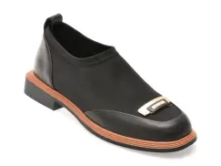 Pantofi EPICA negri, S146, din material textil imagine