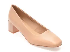 Pantofi EPICA nude, 1379G18, din piele naturala imagine