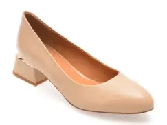 Pantofi EPICA nude, 3Q128, din piele naturala imagine