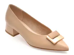 Pantofi EPICA nude, E300, din piele naturala imagine