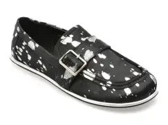 Pantofi EPICA PREMIUM negri, HF1256, din piele naturala imagine