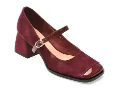 Pantofi EPICA visinii, 1F7096, din piele intoarsa imagine