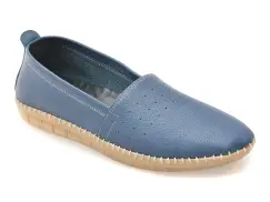 Pantofi EVIDA albastri, EV2946, din piele naturala imagine