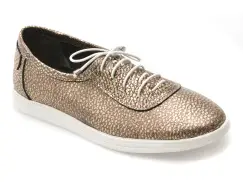 Pantofi EVIDA aurii, EV2746, din piele naturala imagine