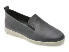 Pantofi EVIDA bleumarin, EV2812, din piele naturala imagine