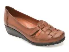 Pantofi EVIDA maro, EV2475, din piele naturala imagine