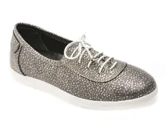 Pantofi EVIDA negri, EV2746, din piele naturala imagine