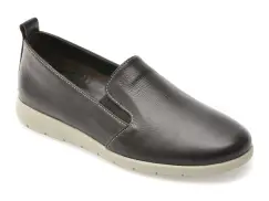 Pantofi EVIDA negri, EV2812, din piele naturala imagine