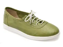 Pantofi EVIDA verzi, EV2746, din piele naturala imagine