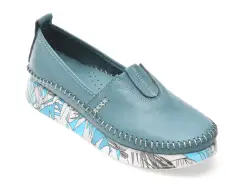 Pantofi FLAVIA PASSINI albastri, 712, din piele naturala imagine