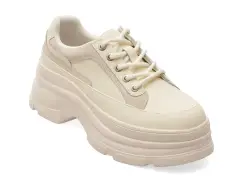 Pantofi FLAVIA PASSINI albi, 2223, din piele naturala imagine