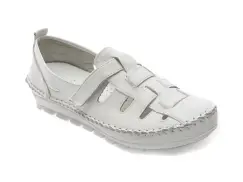 Pantofi FLAVIA PASSINI albi, 2334, din piele naturala imagine