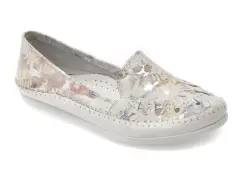 Pantofi FLAVIA PASSINI albi, 429, din piele naturala imagine