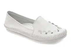 Pantofi FLAVIA PASSINI albi, 429, din piele naturala imagine