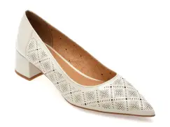 Pantofi FLAVIA PASSINI albi, 4C115, din piele naturala lacuita imagine