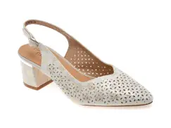 Pantofi FLAVIA PASSINI albi, 5270, din piele naturala imagine