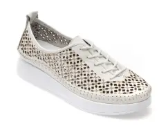 Pantofi FLAVIA PASSINI albi, 714, din piele naturala imagine